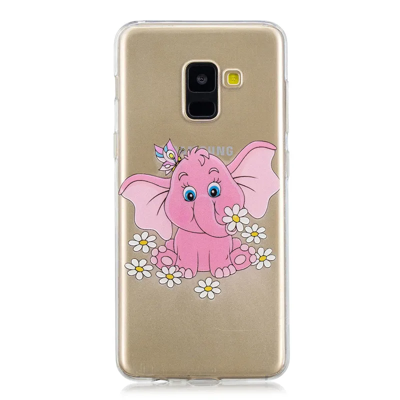 Роскошный мягкий чехол из ТПУ для Samsung Galaxy A5 2018 чехлы A8 мягкие силиконовые