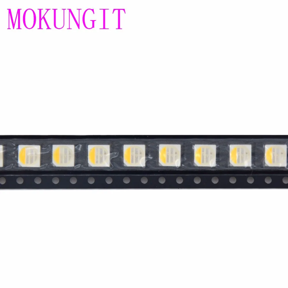 50 ~ 1000 шт 5050 SMD LED шарик RGBCW/RGBWW для светодиодной полосы света Epistar чип 4 вида цветов (R