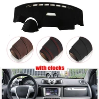 console dashboard suede mat protector sunshield cover fit for benz smart 2011 2015