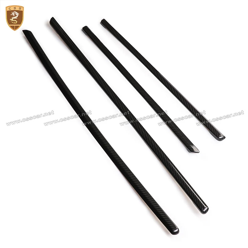 CSSYL автомобильные аксессуары углеродный Ciber rount задняя дверь полоса для BMW 4 серии