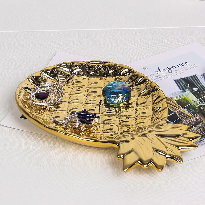 Поднос для украшения дома поднос ювелирных изделий керамическая пластина с