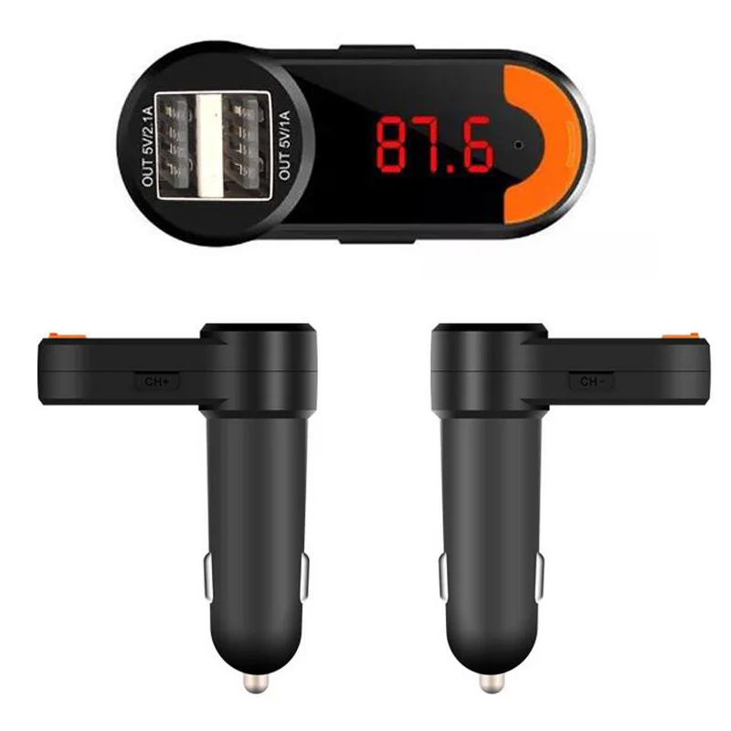 Bluetooth автомобильный FM передатчик модулятор комплект BT Handsfree Dial Call для Iphone Android