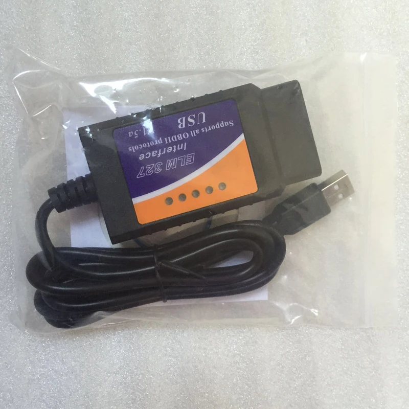 ELM327 USB OBD2 автомобильный диагностический инструмент последняя версия ELM 327
