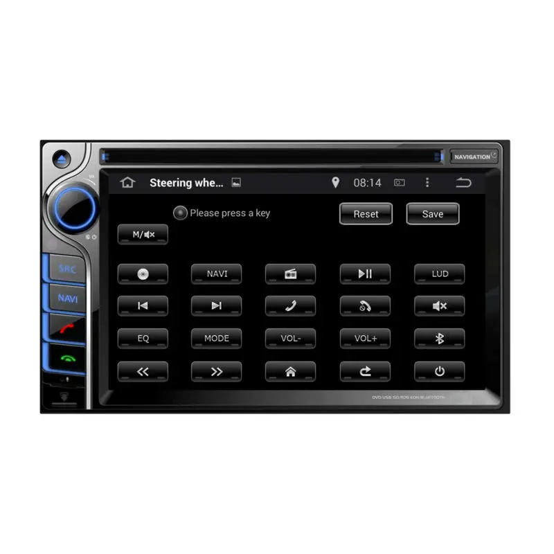 6.2'' 2 Din Android 5.1 DVD GPS Universal Navigation System with HD Capacitive Screen BT Phonebook | Автомобили и