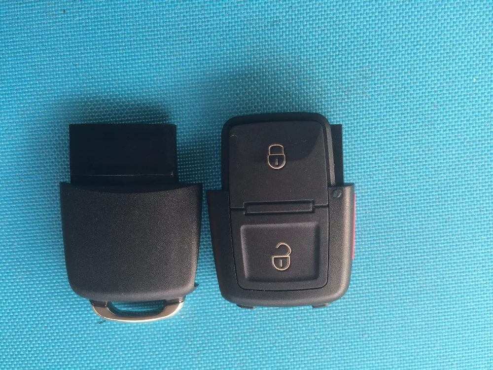 2*2 + 1 3 4 кнопки дистанционного ключа чехол оболочка без логотипа для VW Golf 5 Passat b5 b6 - Фото №1