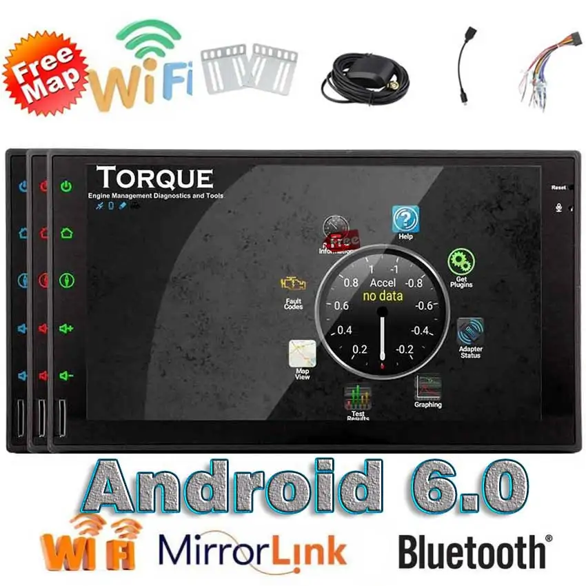 Eincar Android 6 0 стерео 1080 P Сенсорный экран двойной дин Авторадио головное устройство