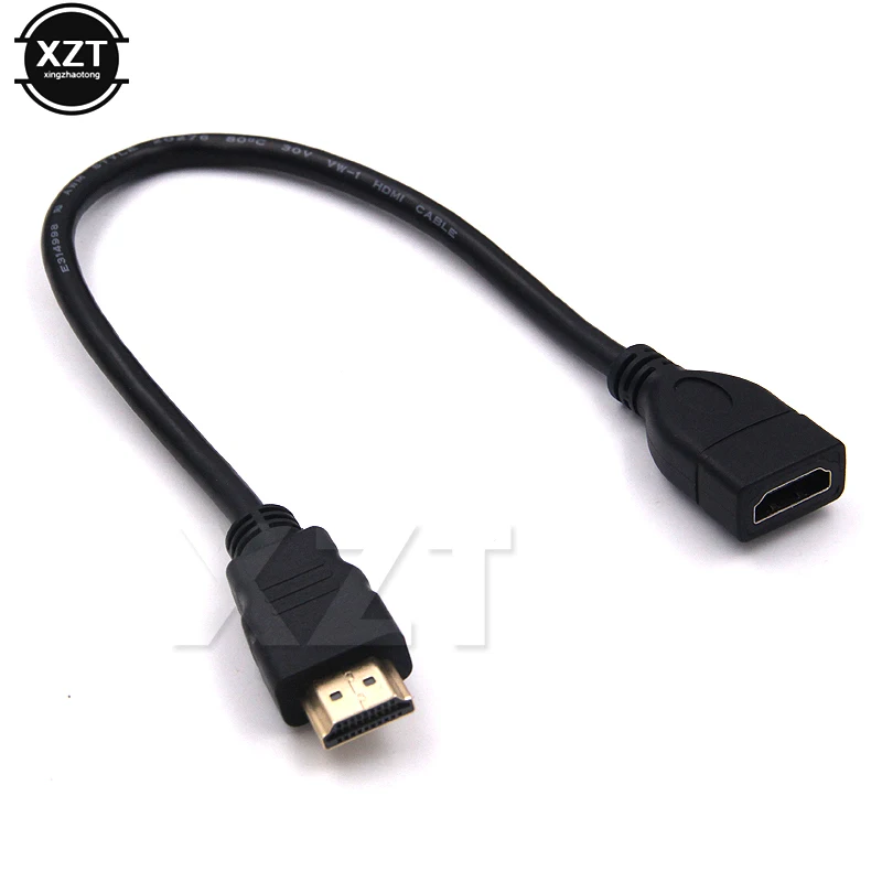 Новинка HDMI штекер гнездо переходник Удлинительный кабель Шнур проводной