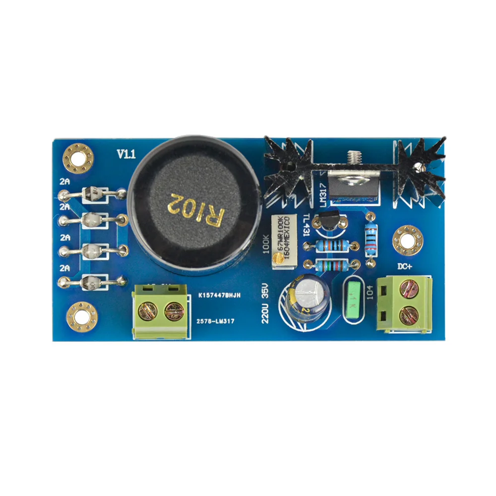 AIYIMA LM317+ TL431 Высокоточный Линейный Регулируемый блок питания переменного тока в постоянный модуль питания для усилителя