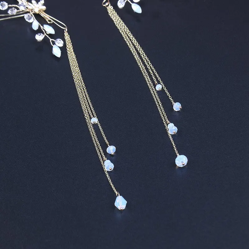 Свадебные аксессуары для ушей ручная работа Свадебная искусственная кожа