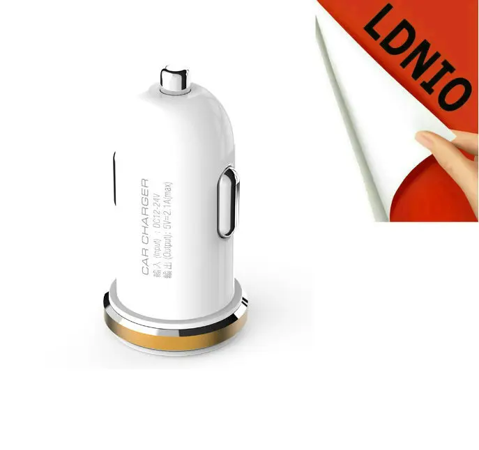 Мини 5 В 2.1A двойной Порты usb быстрой зарядки автомобиля Зарядное устройство с