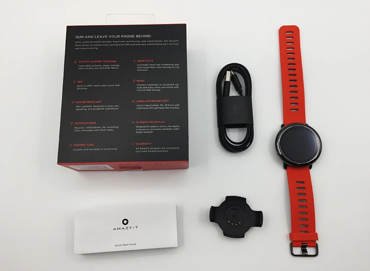 Умные часы Huami Amazfit Pace, Bluetooth, водонепроницаемые, gps, управление музыкой, информация, толчок, пульсометр, умные часы