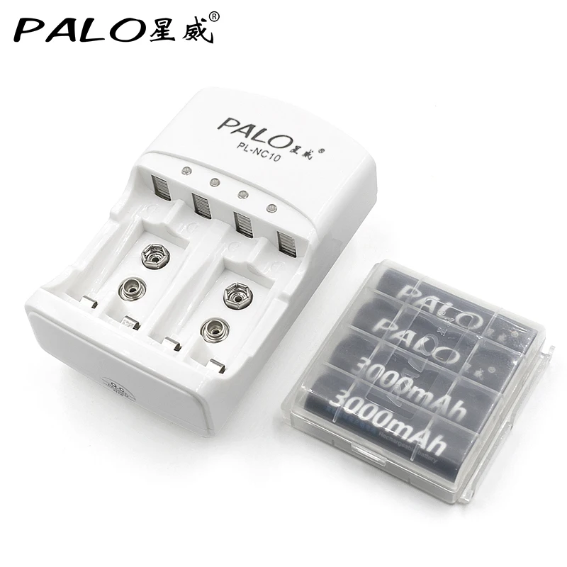 Новинка 2017 года Тип интеллектуальные Батарея Зарядное устройство для 6F22 9 В AA/AAA