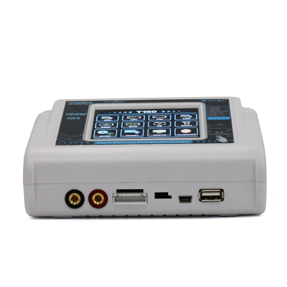 Новое поступление HTRC T150 AC/DC 150 Вт 10А Профессиональный Lilon/LiPo/LiFe/LiHV/NiCd/NiMH/PB батарея смарт баланс зарядное устройство Dis зарядное устройство