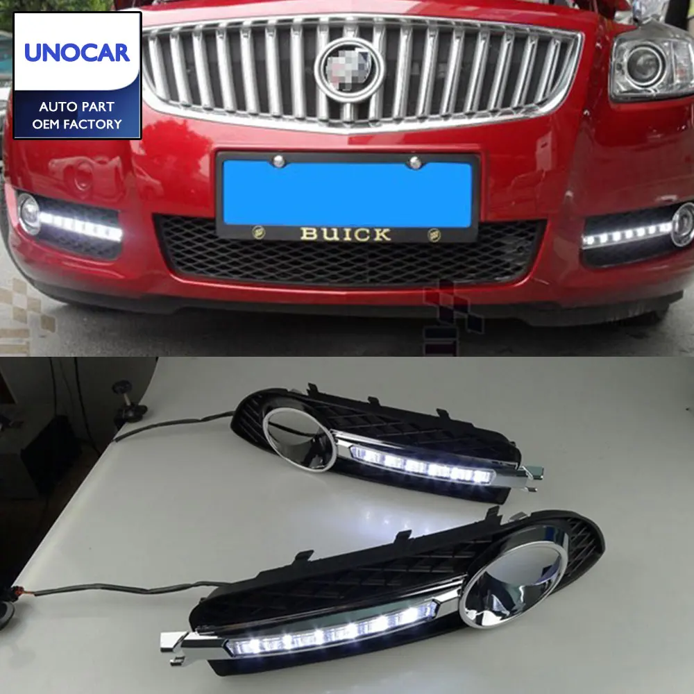 Lampever Автомобильный светодиодный DRL Для Buick Opel Insignia белый цвет противотуманная