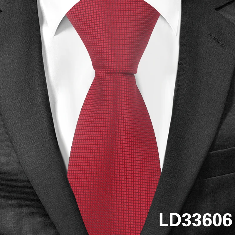 LD33606 Полосатый галстук для мужчин и женщин, Классический Тонкий мужской галстук, модный клетчатый галстук жениха, галстук для шеи, вечерние, свадебные - Цвет: LD33606
