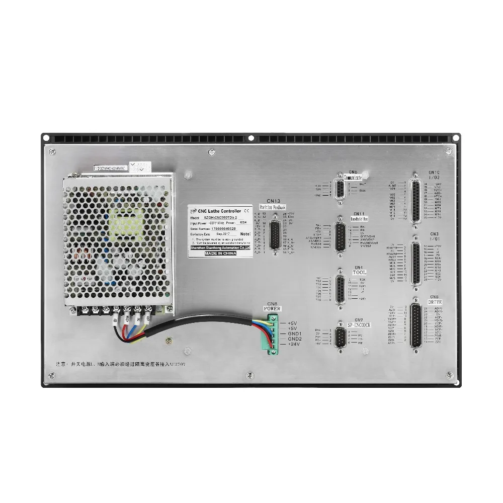 Лучшая цена 2 оси ЧПУ Токарный станок контроллер новая версия CNC990TDb английская панель английское программное обеспечение