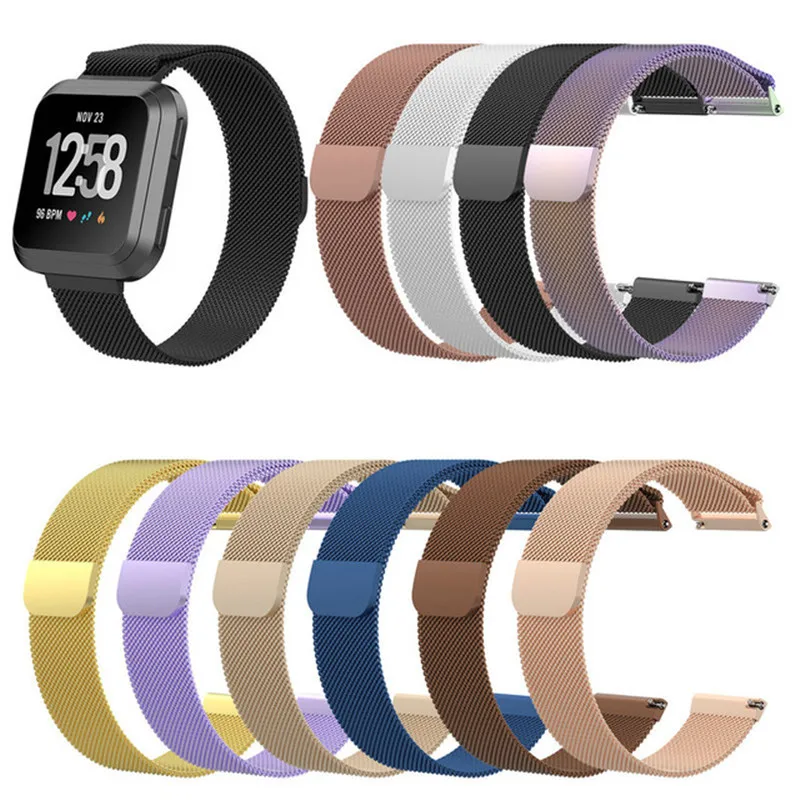 Maibosi-4 цветов Миланская петля ремешок на запястье Замена для Fitbit Versa браслет из