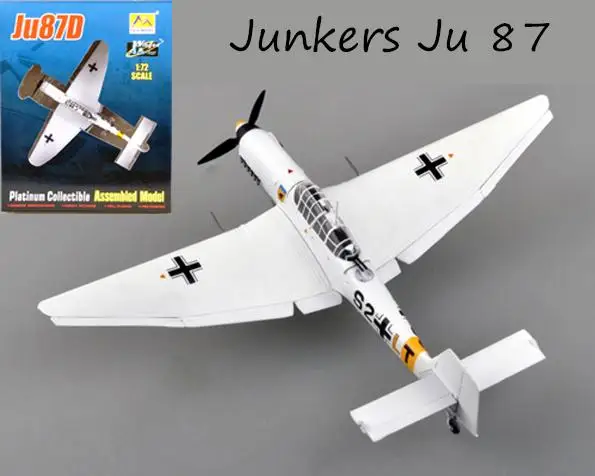 WW2 German Junkers Ju 87 Stuka dive bomber plane aircraft assembled Easy model |