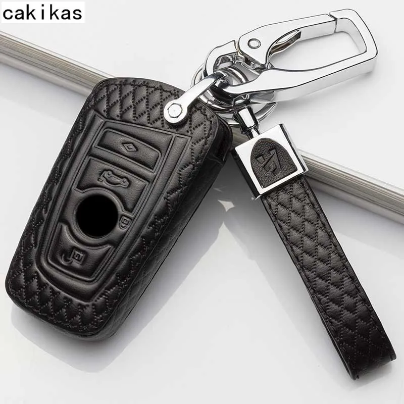 Чехол для ключей из натуральной кожи BMW F20 f31 serie 1 f10 f30 x5 f15 f34 x1 f48 f46 f07 x3 чехол