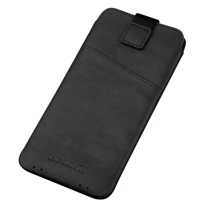 Кожаный чехол QIALINO для Samsung Galaxy S8 Plus роскошный из натуральной кожи + кошелек с