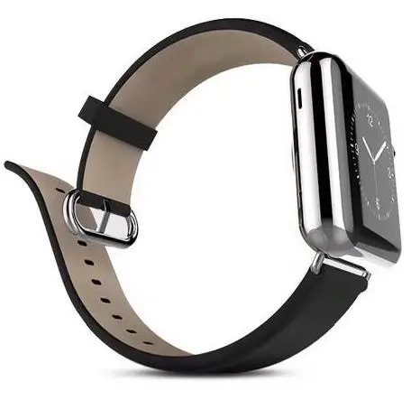 best price arrive Genuine Leather loop Band For iWatch Wrist Strap Apple Watch Series 1 2 3 4 38mm 42mm 40mm 44mm | Наручные часы