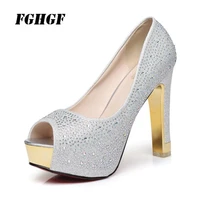fghgf female band tracking single shoes thin heels platform summer sexy sweet solid color banquet party rubber ladies shoes