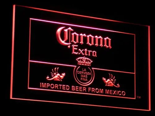 A040 Corona Мексика Пивной бар Pub клубный светодиодный неоновый светильник с