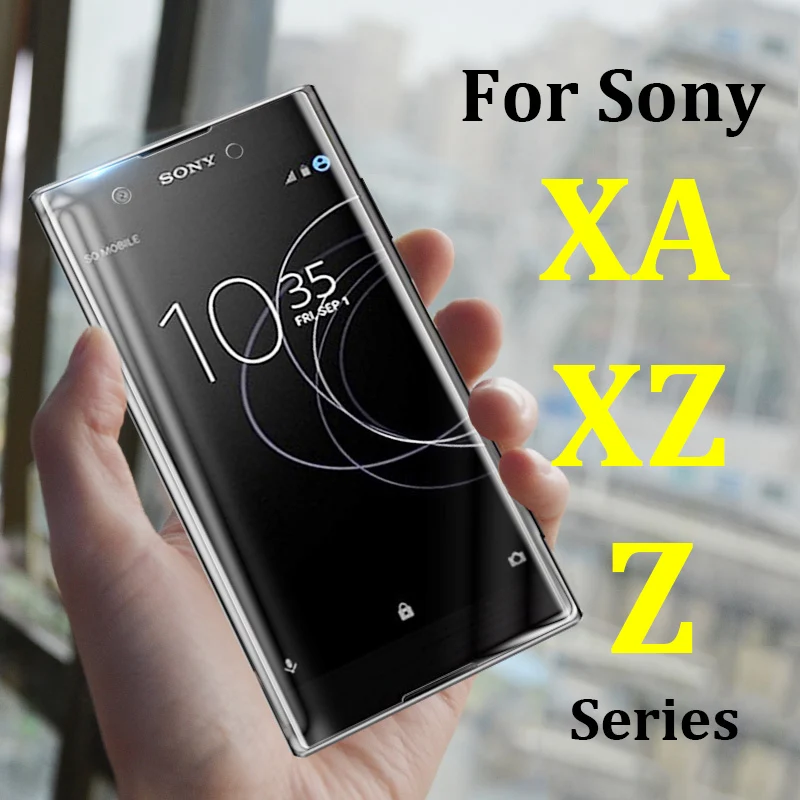 Защитное стекло закаленное для Sony Xperia XA1 XA XA2 Plus Ultra XZ XZ1 Z1 Z2 Z3 Z5 защитная