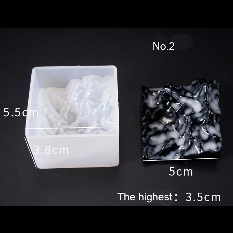 New Design Mountain Shaped Silicon Jewelry Tool Jewelry Accessories UV Resin Mold DIY Dried Flower Decoration Molds