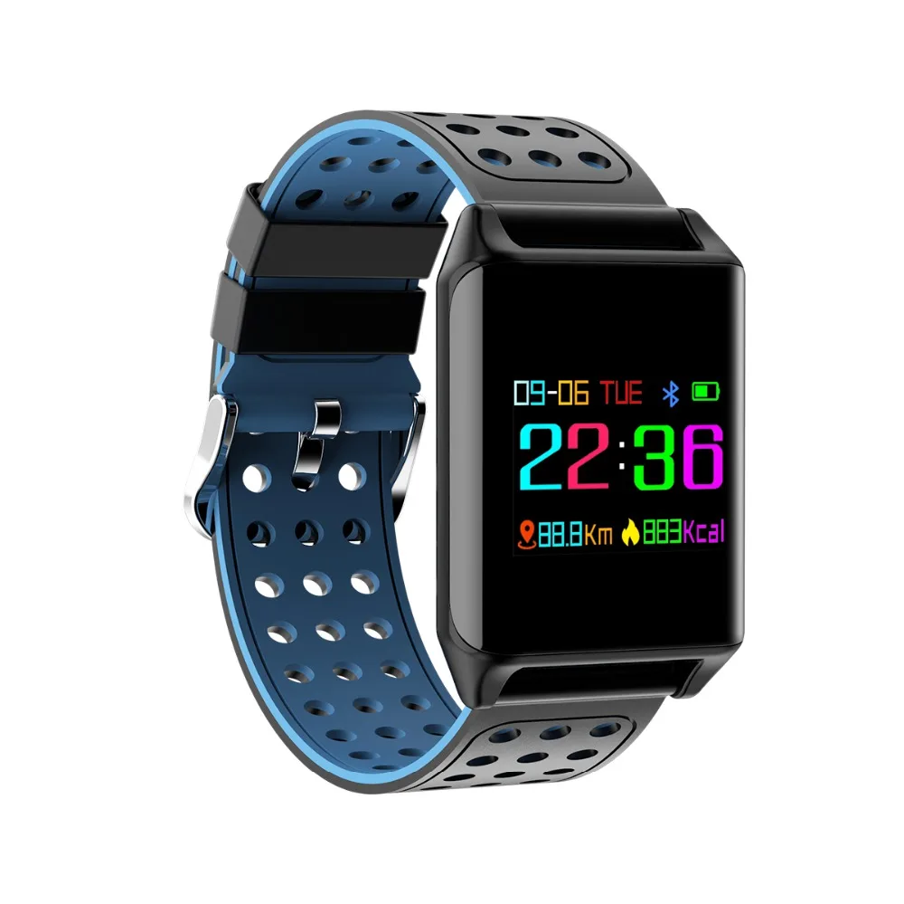 FORCA R11 умный Браслет Часы сердечного ритма крови Давление монитор Смарт OLED Цвет