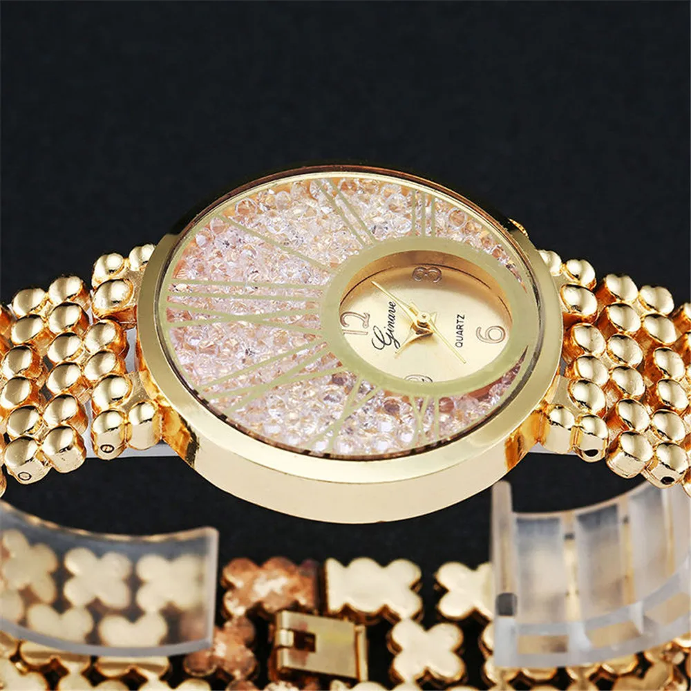 Montre Femme, Роскошные наручные часы, браслет, набор, стразы, кварцевые часы для женщин, женские часы, женское платье, Relogio Feminino Q5