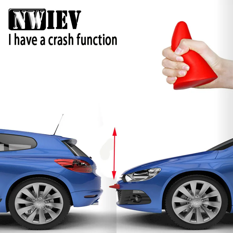 NWIEV 3D автостайлинг крушение смешные наклейки для Kia Rio K2 Ceed Sportage Hyundai Solaris tucson I30 IX25