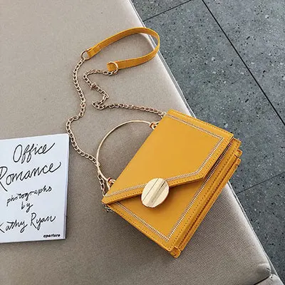 Золотой PUIMENTIUA Fashion Green PU Leather Crossbody Bags Women Small Handbag Bag Hand Bag Ladies Evening Bags - Цвет: Золотой