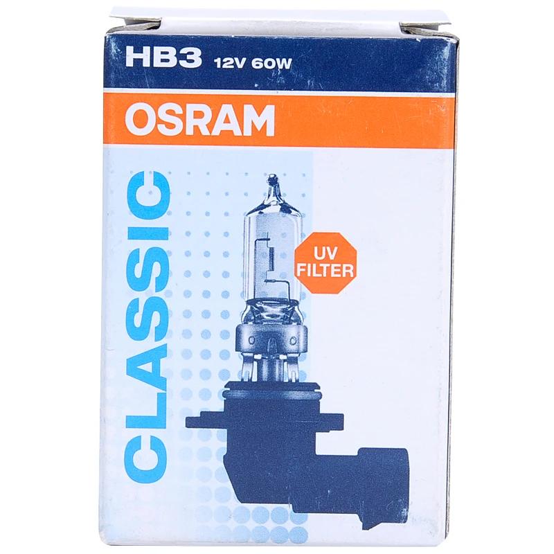 OSRAM 9005/HB3 лампа для автомобильных фар дальнего и ближнего света галогеновая 12 в 60