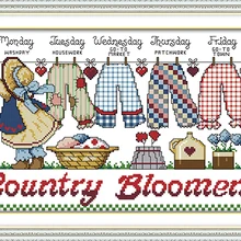 Набор для вышивки одежды 3 предмета|handmade needlework|embroidery diycross stitch kits