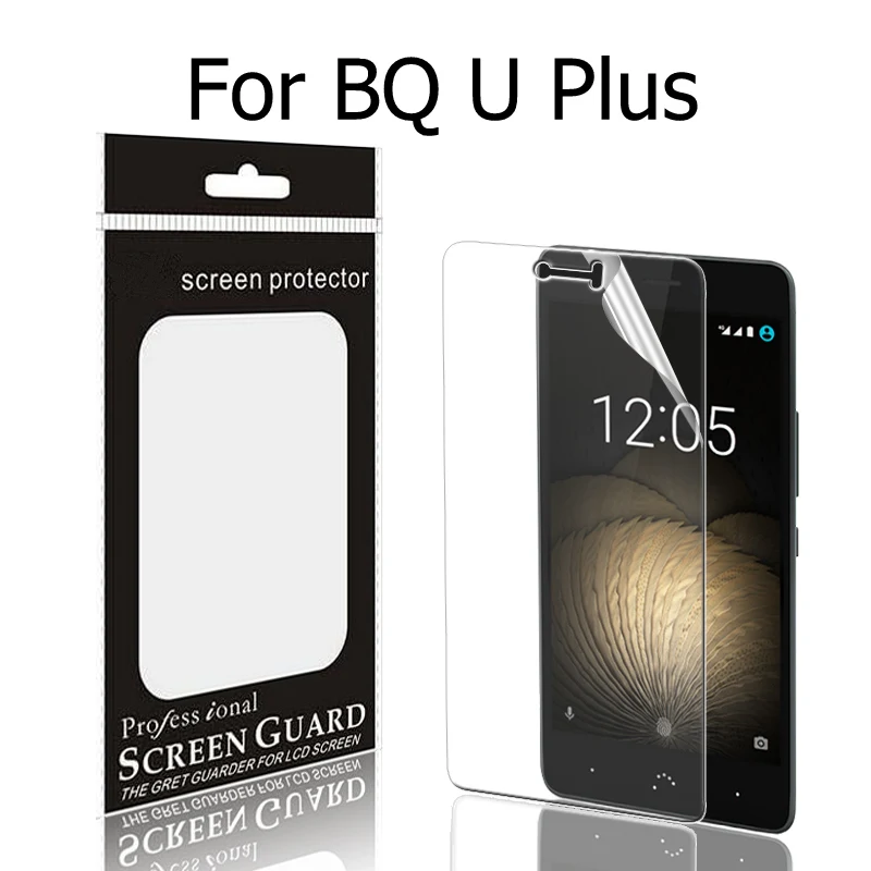 5.0'' Premium Anti-Glare Matte Films &amp Glossy film For BQ Aquaris U Plus screen for LITE Screen protector Film | Мобильные