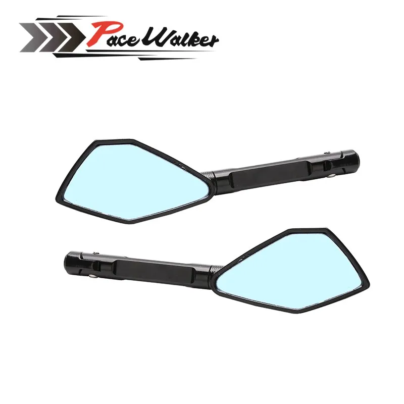 PACEWALKER CNC Aluminum Motorcycle pentagon long Rearview Side Mirror for HONDA R1 R3 R6 FZ6 GSXR600 750 1000 NINJA250 Z750 Z800|motorcycle parts