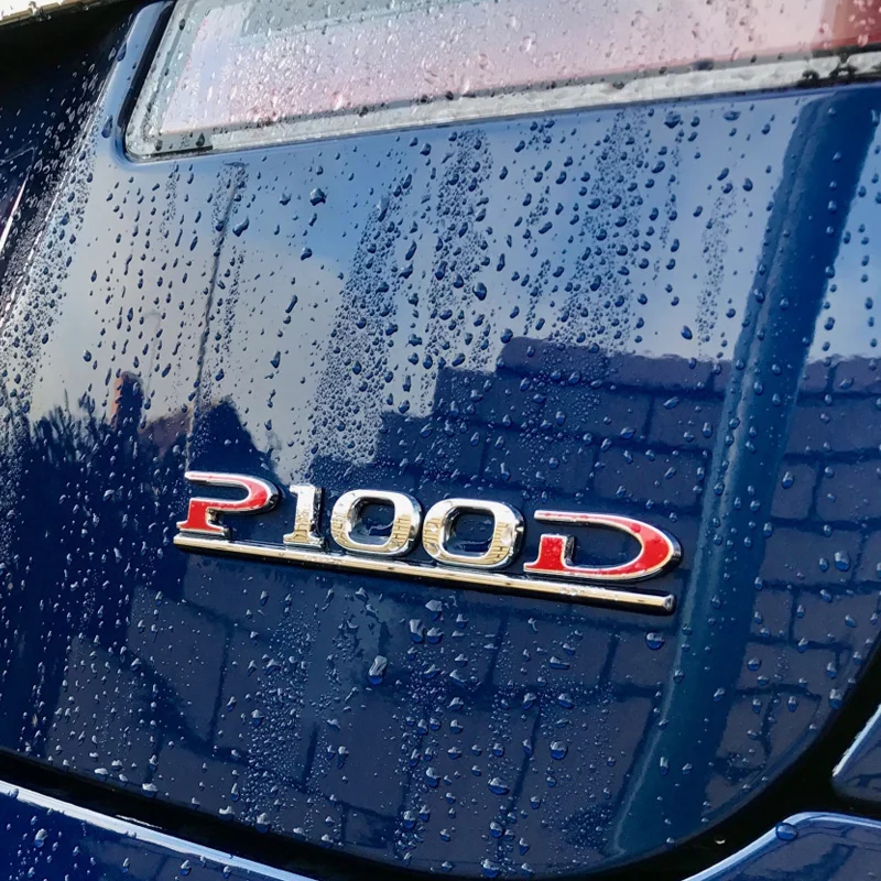 Noizzy P100D модель S автомобильный брызговик наклейка для багажника задняя дверь 3D