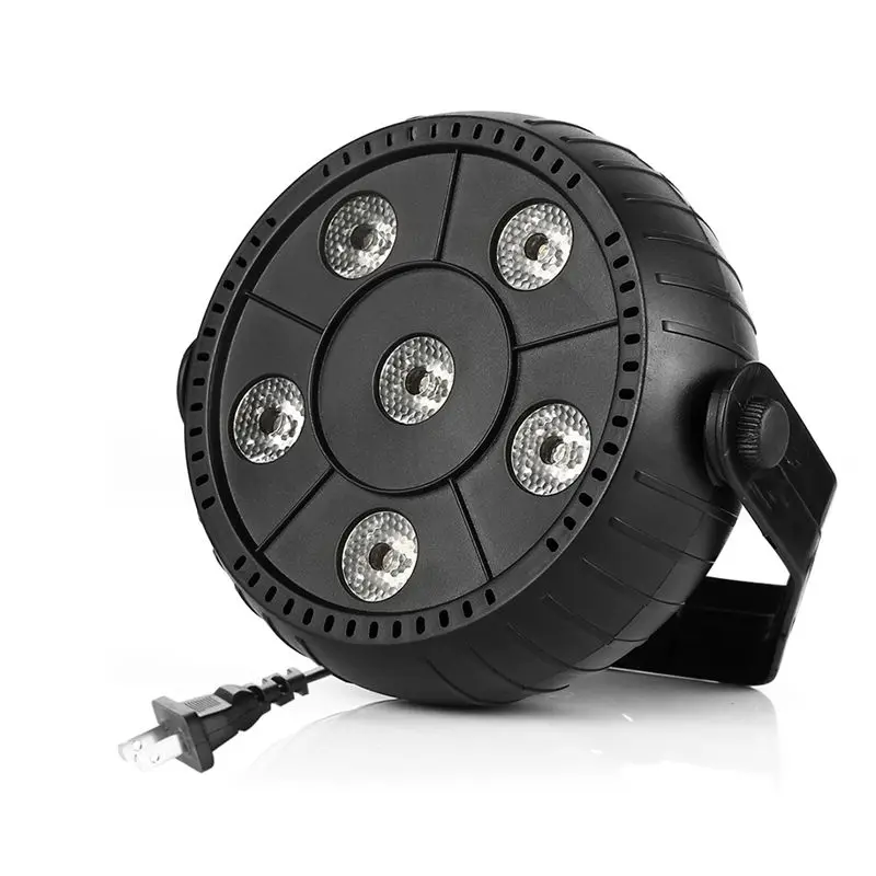 KZKRSR AC90-240V Portable 6 Led 3 In 1 Stage Light 9w Disco Party Laser DJ KTV Wash RGB Effect Equipment Home | Лампы и освещение
