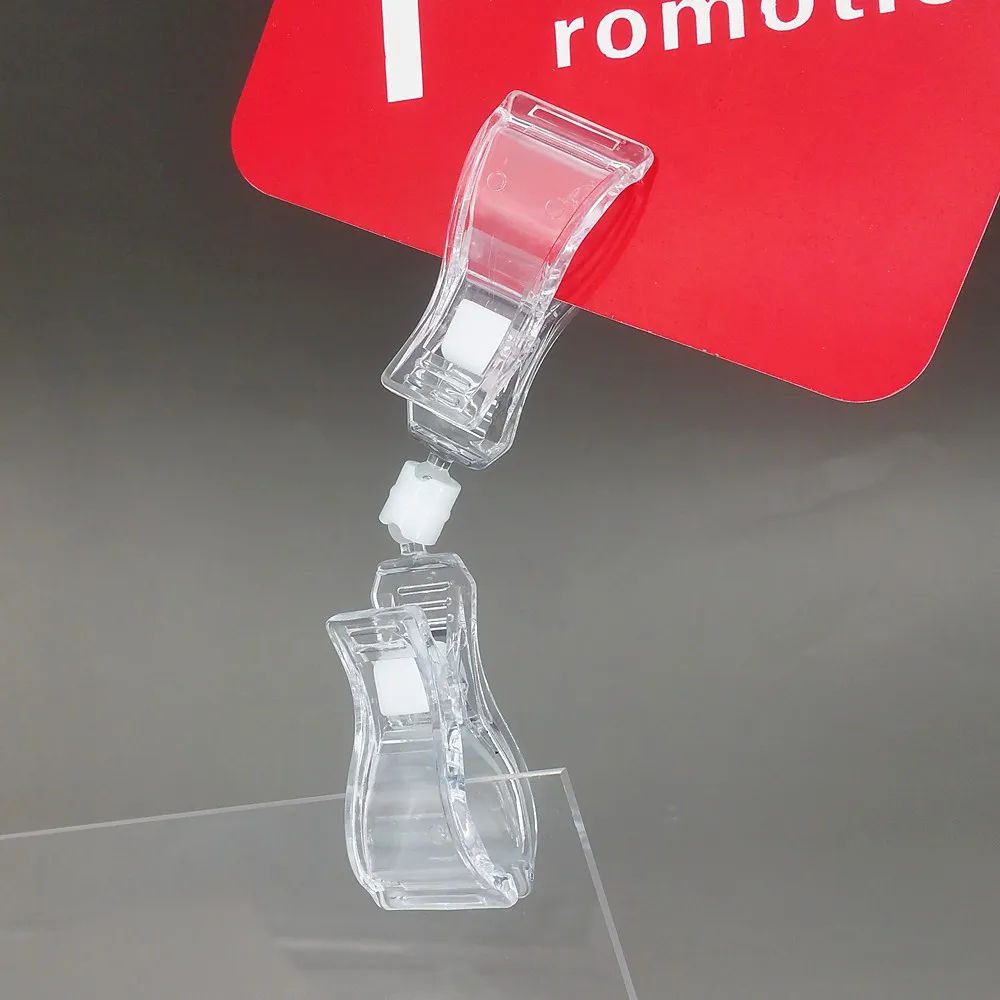 Популярные пластиковые двойные большие трубки ценовые этикетки таблички с