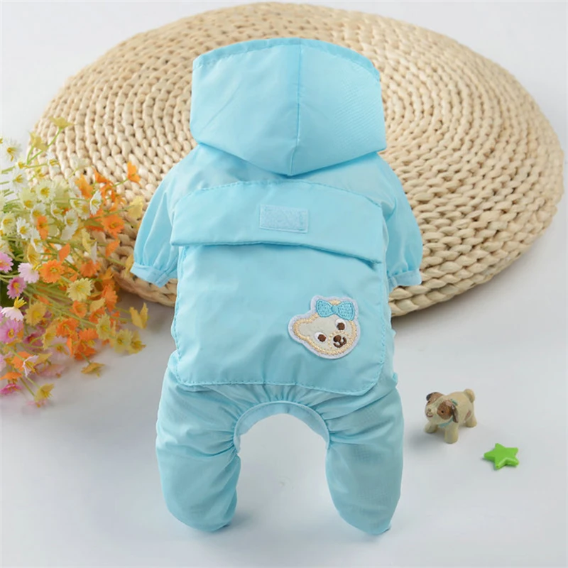 Dog Raincoats for Clothes Waterproof Pet Raincoat For Puppy Dogs Supply Jumpsuit Jacket Products Chihuahua XS-XXL | Дом и сад