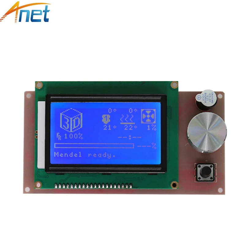 Плата управления RAMPS1.4 LCD12864/2004 для 3D принтера Anet A6 A8|3d printer motherboard|motherboard 3d printerfor |