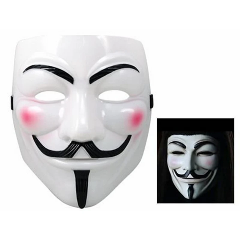 5 шт Горячая вечерние маски V для вендетты маска аноним Guy Fawkes маскарадный аксессуар для костюма для взрослых косплей маски для вечеринки