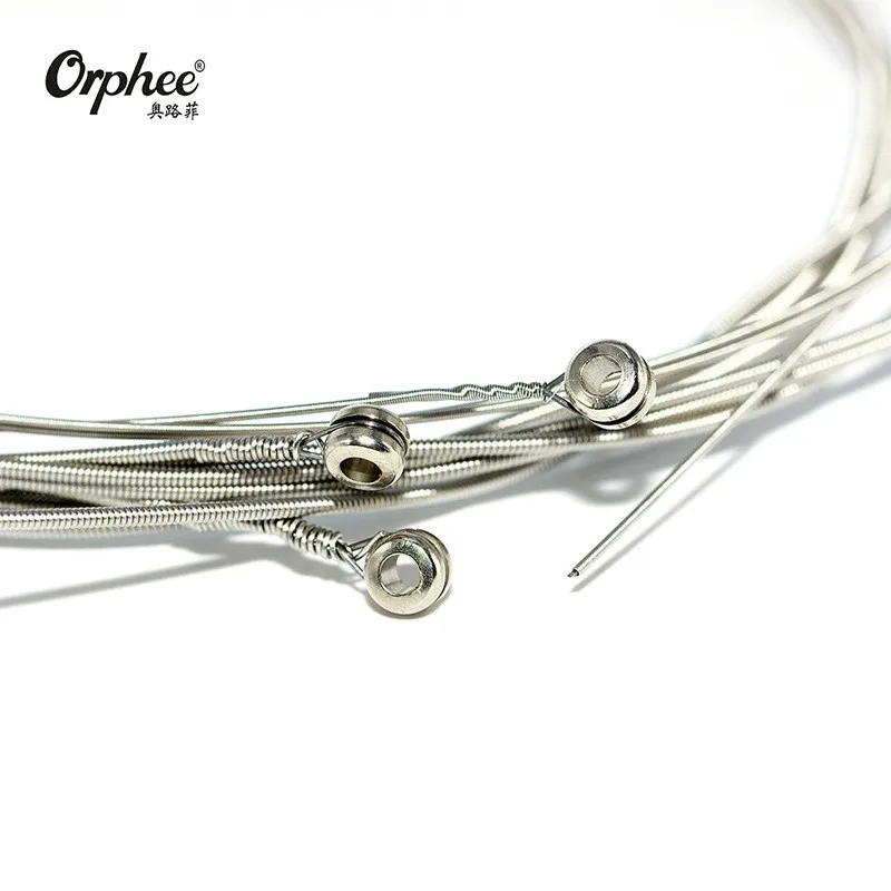 Orphee электрические Струны для бас-гитары шестиугольная стальная проволока из