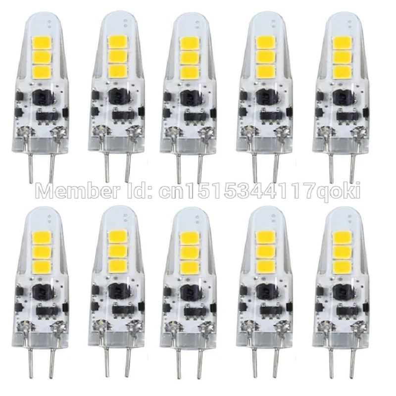 4 Вт G4 6SMD 2835 400 500LM теплый белый или холодный декоративный DC AC10 20V светодиодный