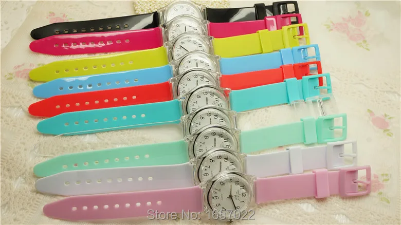 Часы наручные женские кварцевые с прозрачной оболочкой подарок для студентов