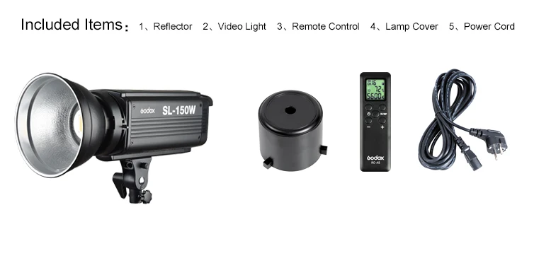 Godox SL-150W 5600K светодиодный видео светильник заполняющий светильник фото светильник светодиодный фотография Bowens крепление белый светильник для видеостудии