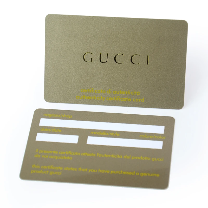 Factory direct sale printing metalic silver hot stamping plastic pvc vip card |