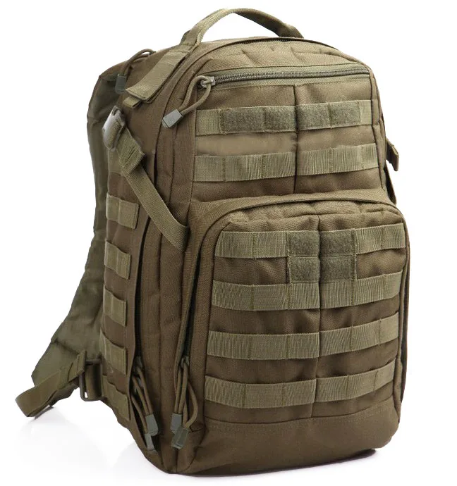 Army Green TTGTACTICAL 40L MOLLE военный рюкзак 24 часа пик армейская тактика боевой рюкзак водонепроницаемый нейлоновый 3P штурмовой дорожный рюкзак - Цвет: Army Green