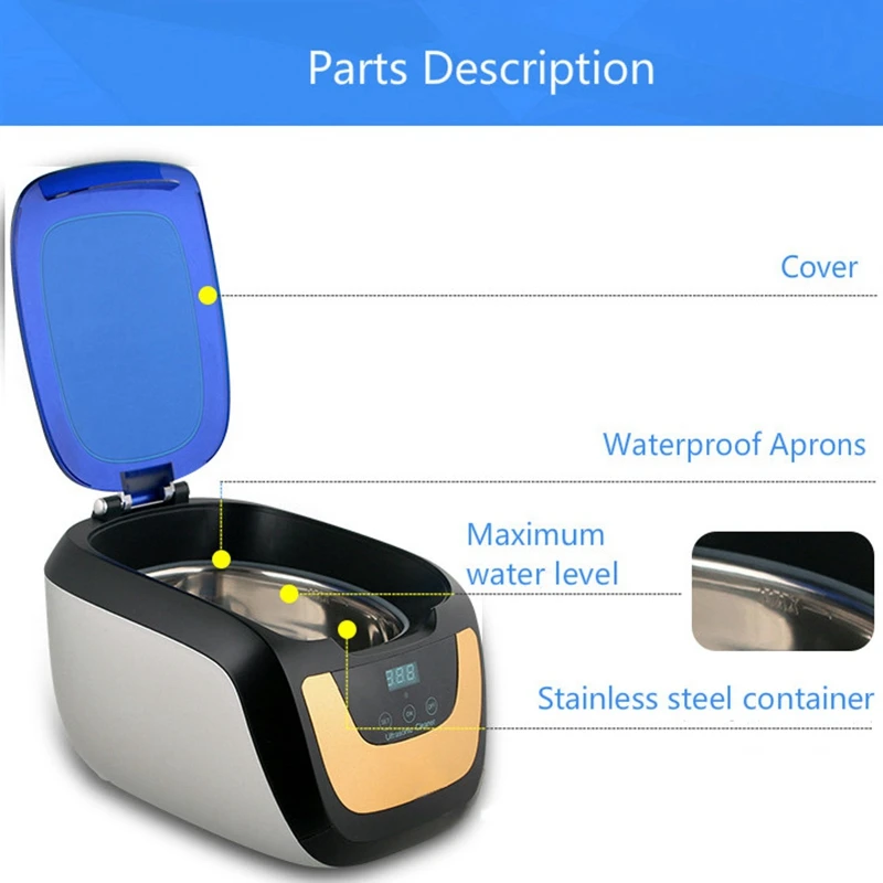 Горячее предложение! бытовой цифровой ультразвуковой очиститель для ванны